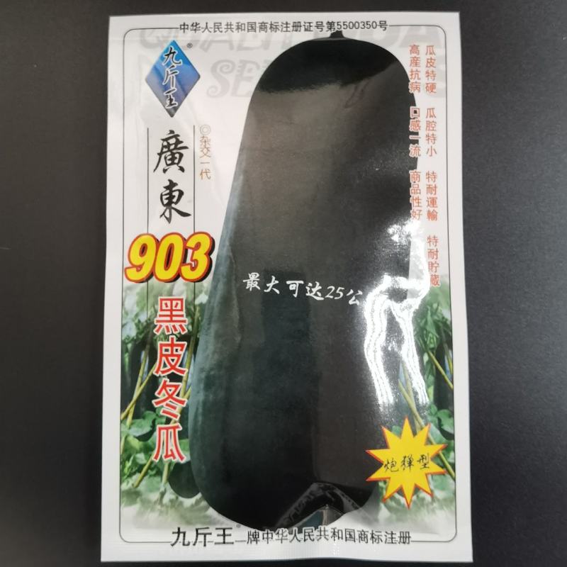 广东903黑皮冬瓜种子最大可达25公斤种植户农家蔬菜种子