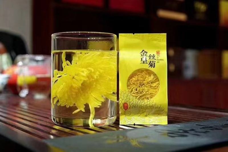 荷求质量用心选材金丝皇菊一朵一杯精挑细选