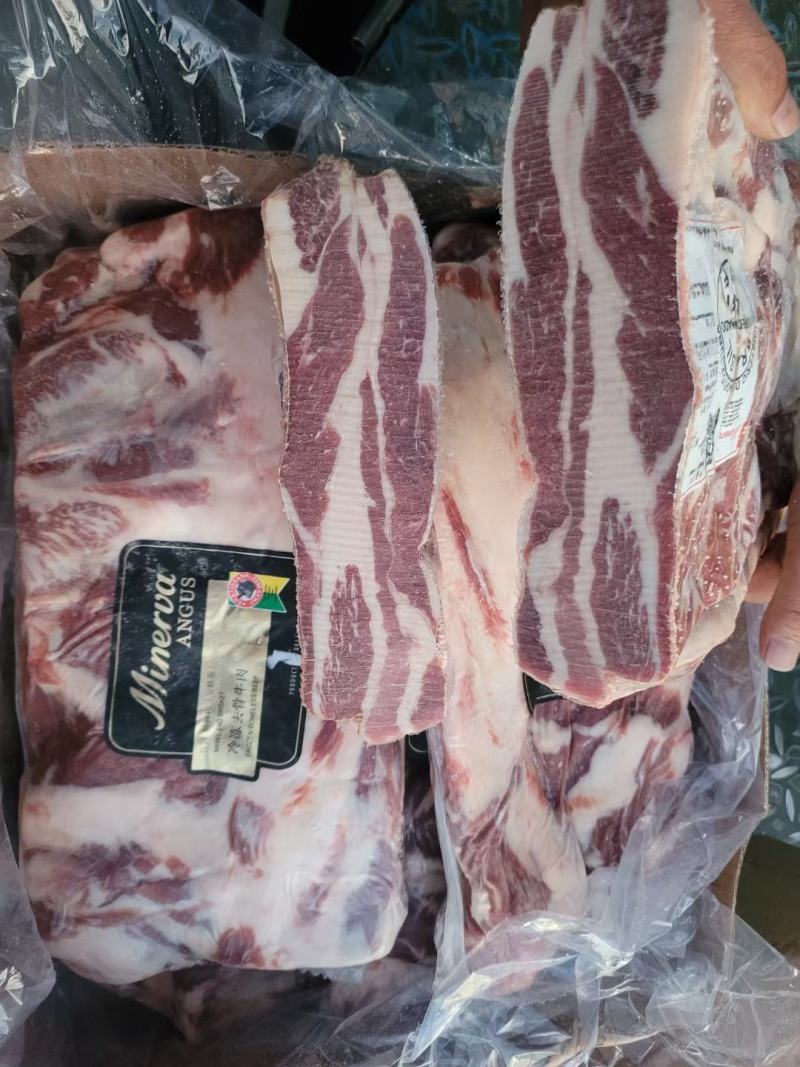 双层后胸，原切牛肉，谷饲胸肉，刨片火锅烤肉