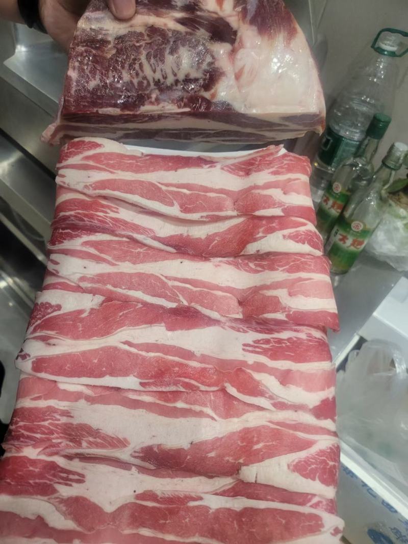 双层后胸，原切牛肉，谷饲胸肉，刨片火锅烤肉