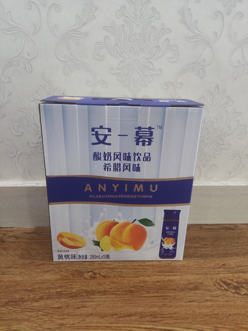 安一幕，希腊风味酸奶，黄桃味，草莓味，新品上市，厂家直发