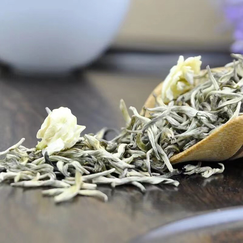 广西横州市茉莉花茶金针王飘雪浓香型花茶六窨茉莉花茶