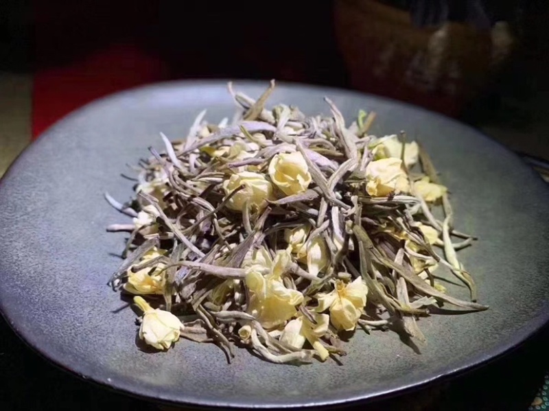 广西横州市茉莉花茶金针王飘雪浓香型花茶六窨茉莉花茶