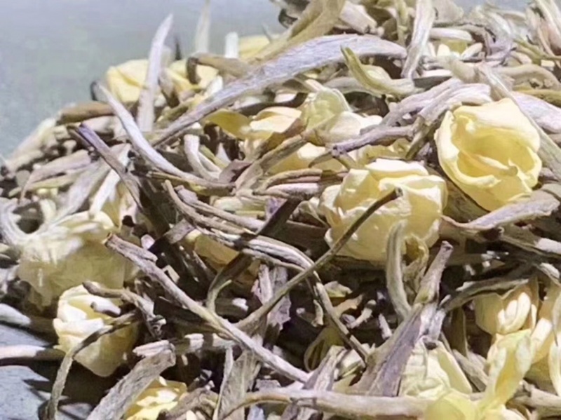 广西横州市茉莉花茶金针王飘雪浓香型花茶六窨茉莉花茶
