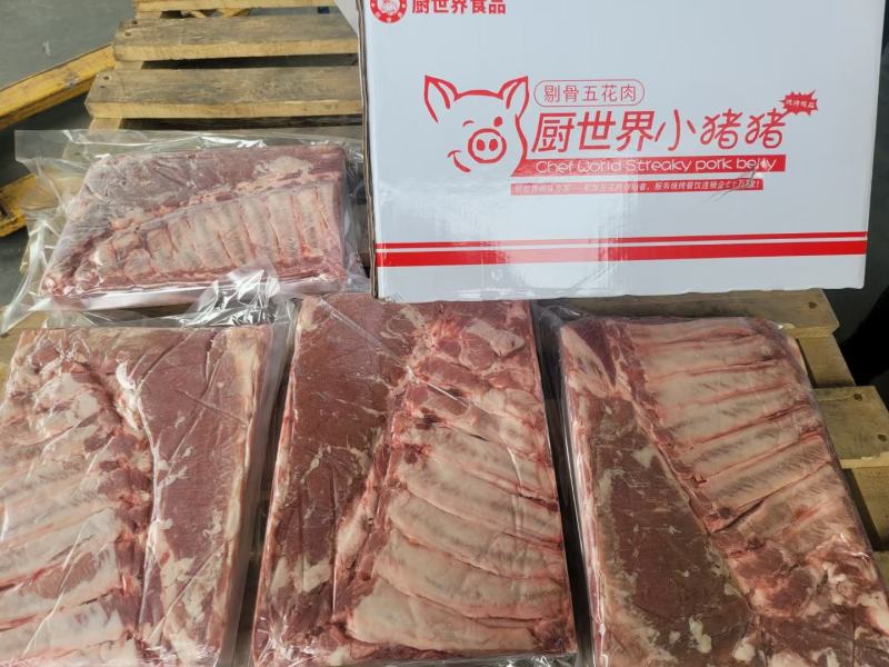国产进口五花肉，烤肉店专用