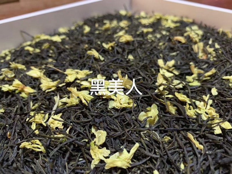 黑美人茉莉花茶广西横州中华茉莉花园浓香型花茶