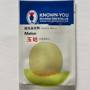 农友玉姑甜瓜种子绿肉含糖量高易管理抗病原包装进口品种