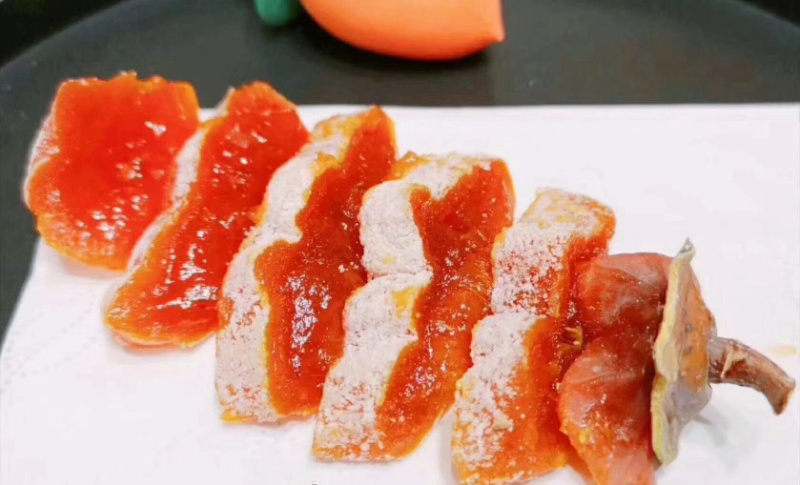 陕西富平吊柿饼霜饼自然晾晒软糯香甜一件代发