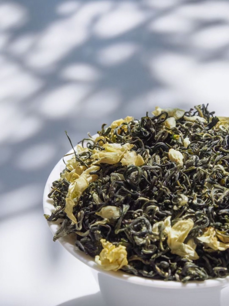 富硒飘雪，茉莉花茶浓香型口粮茶广西横州市产地直发