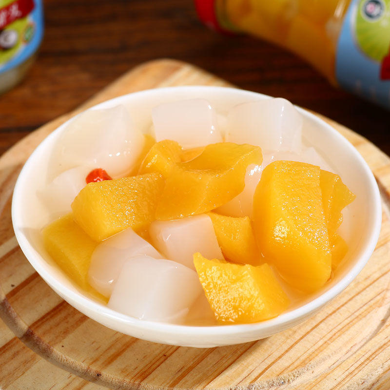 冰糖橘子黄桃罐头新鲜水果混合即食糖水桃子桔片爽一整箱批发