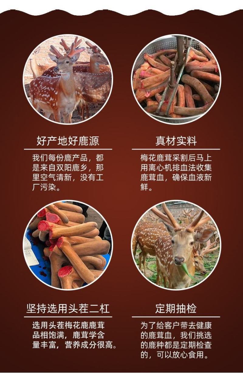 吉林(买二送一)梅花鹿茸血加酒保鲜鹿茸血500ml