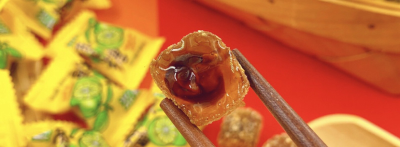 暴浆陈皮糖批发年货备货