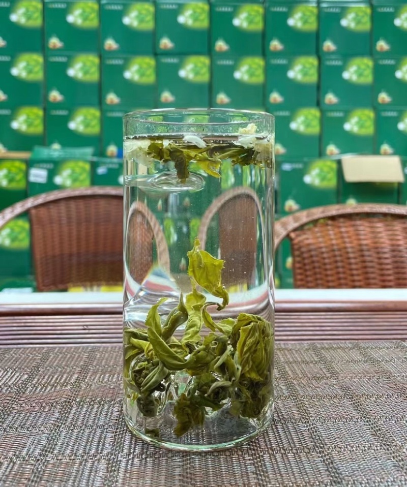 茉莉曲螺浓香型茉莉花茶花香四溢广西横州市原产地直销