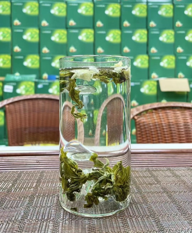 茉莉曲螺浓香型茉莉花茶花香四溢广西横州市原产地直销