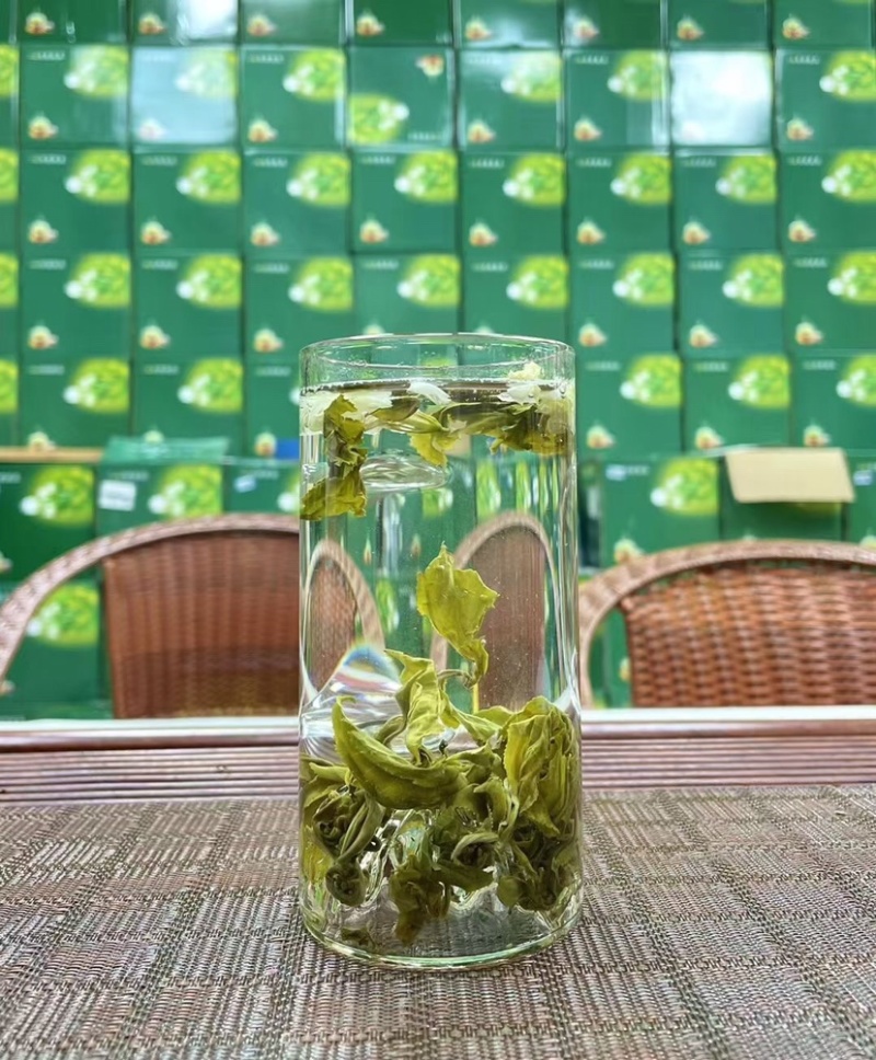 茉莉曲螺浓香型茉莉花茶花香四溢广西横州市原产地直销
