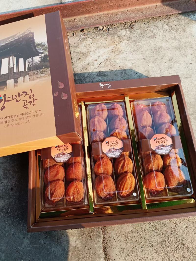 【流心柿饼】山东吊霜柿饼出口品质红饼半干柿非富平柿饼圆饼
