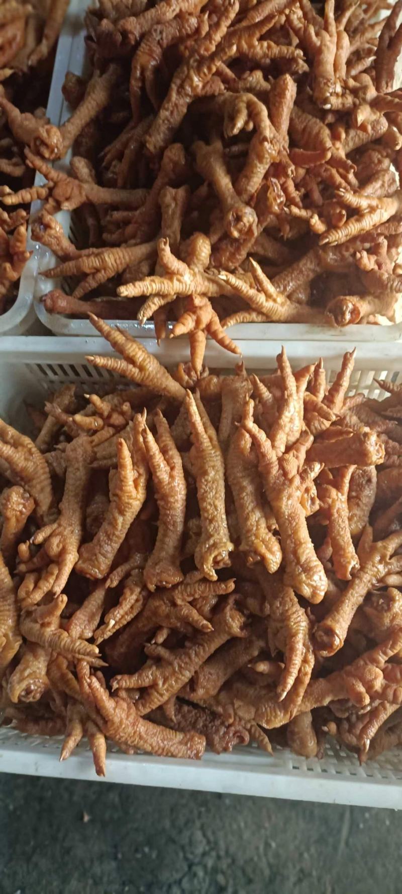 【虎皮鸡爪】油炸大鸡爪，货干出品率高，长期稳定有货，