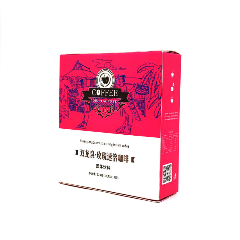 【热卖】咖啡速溶咖啡三合一玫瑰速溶咖啡粉全国发货