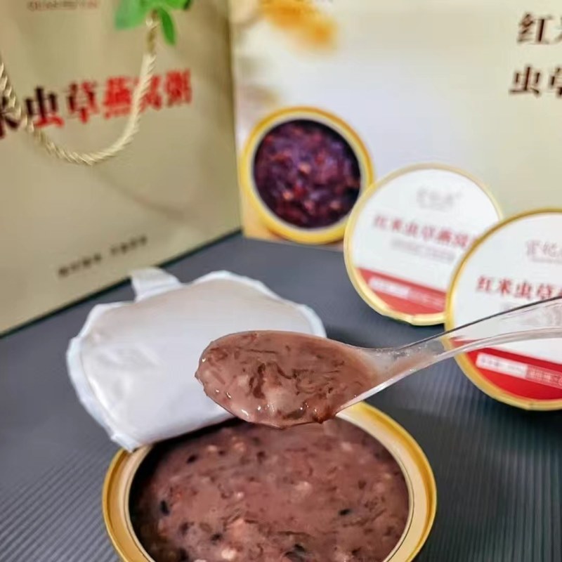官妃燕新品红米虫草燕窝粥规格:252克/碗X6碗