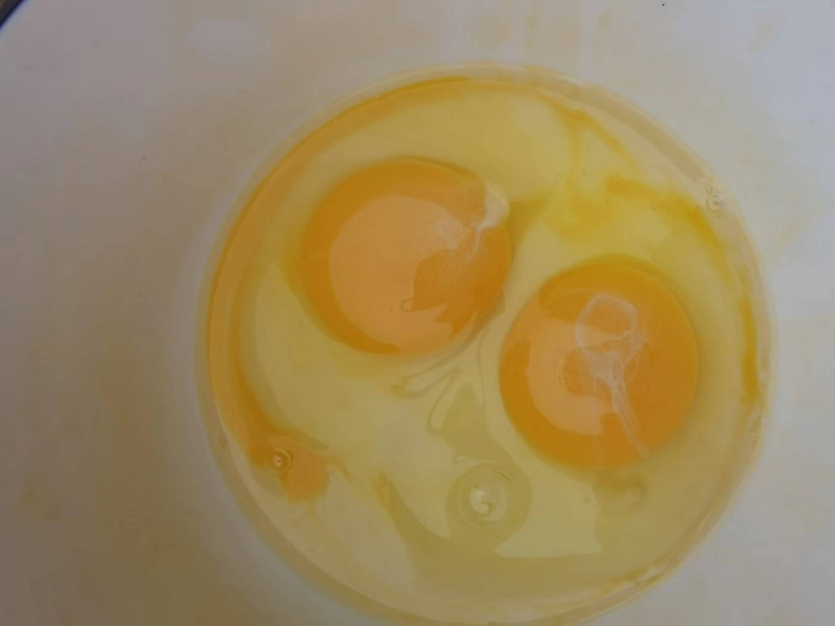 开水冲鸡蛋成品图