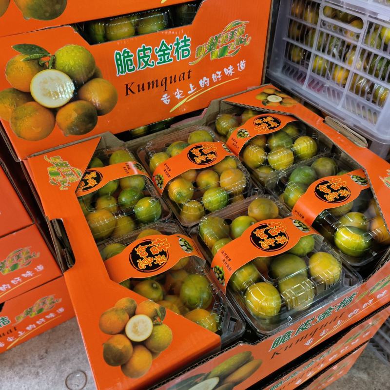 广西脆皮金桔，纯甜，化渣，口感好，风味佳！！