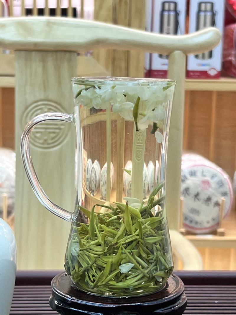 【茉莉针王】茉莉花茶浓香型新茶特级茉莉针王八窖一提