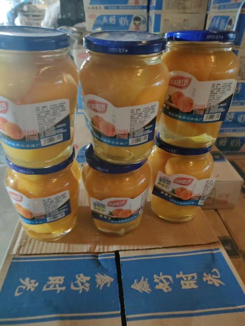 黄桃罐头有雪要的提前联系，货源紧俏