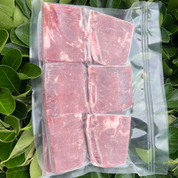 上脑粘合雪花牛仔骨切片黑椒味牛排调理带骨牛排品质