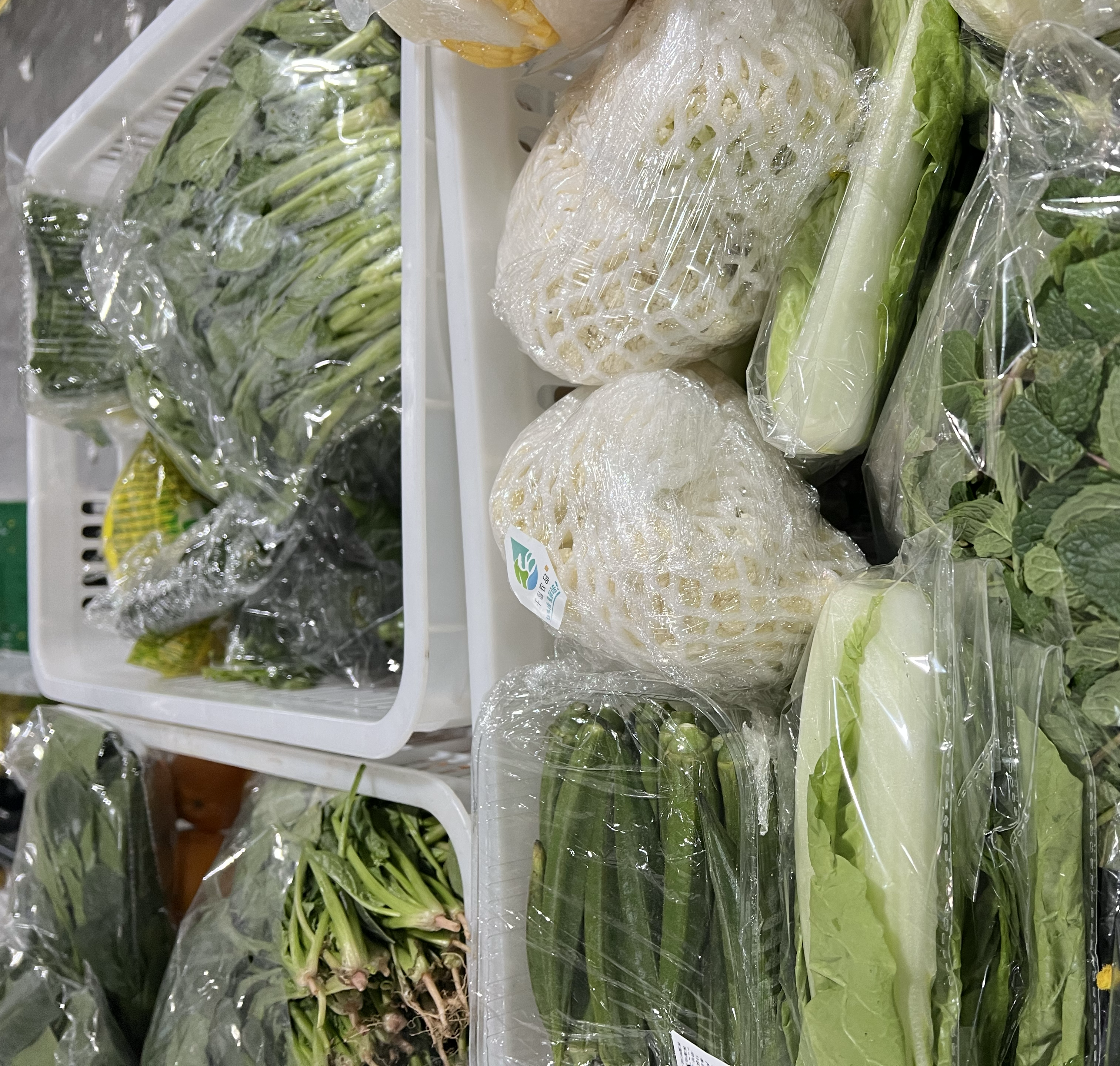 菠菜卷成品展示