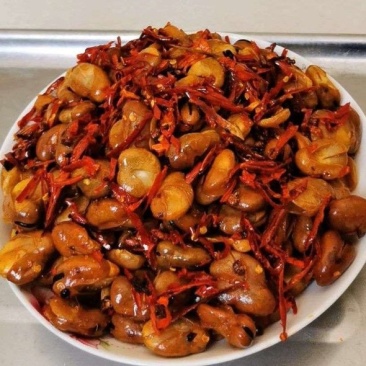 香辣酥脆油炸蚕豆兰花豆