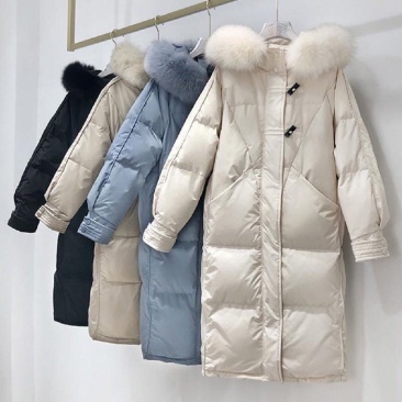 (包邮)森马白鸭绒羽绒服22冬季新款十三行品牌女装厂家批