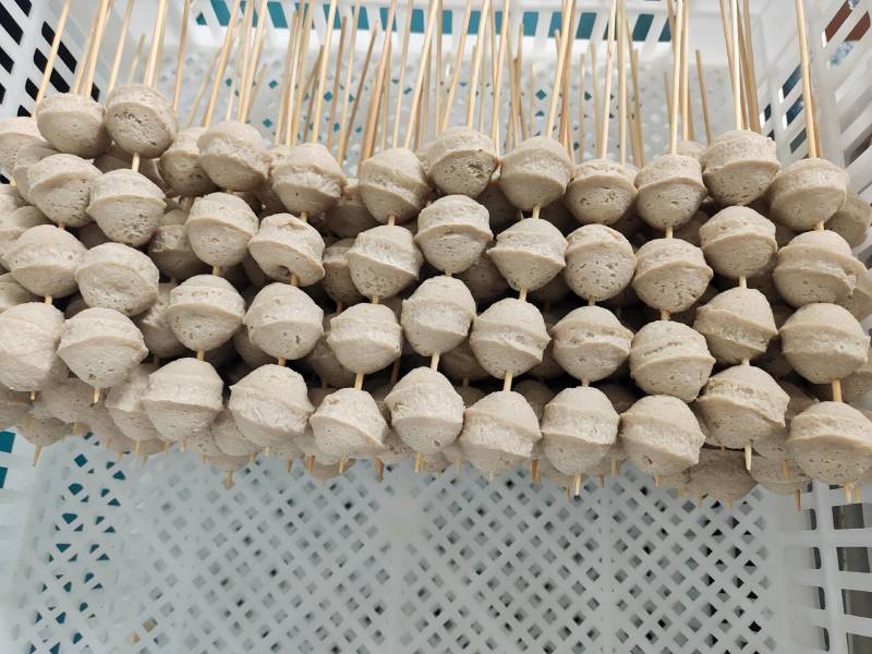 一斤200个丸子素肉丸大豆蛋白丸火锅丸子豆制品