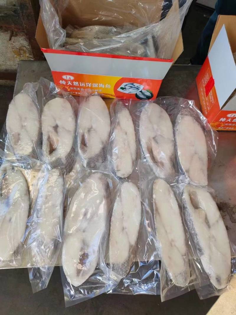 龙鳕鱼新鲜雪鱼片深海鱼排冷冻海鲜水产鳕鱼鱼片1箱