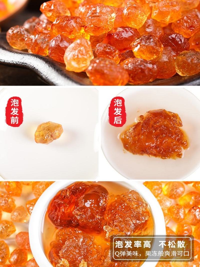 精选少杂质桃胶颗粒大而且富含植物胶质大量现货供应