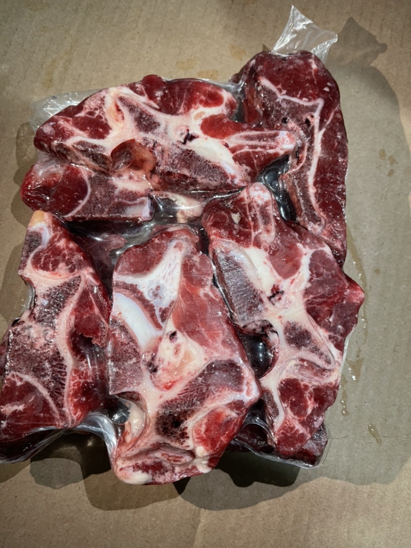 多肉牛脖骨，牛脖骨切片10公斤起，产地直销