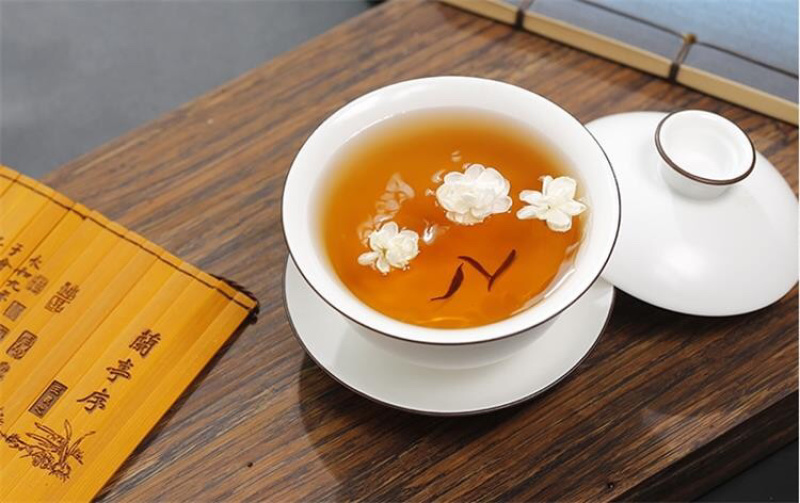 茉莉红针王浓香型茉莉花红茶广西横州市直发
