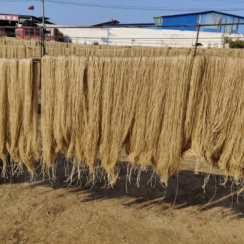 红薯粉条河南省洛阳伊川红薯种植基地农户自制纯红薯粉条