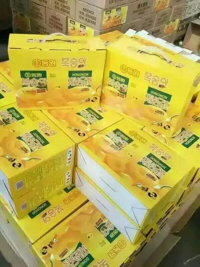 砀山黄桃罐头