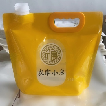 5斤10斤装农家小米长粒香五谷杂粮自立吸嘴袋