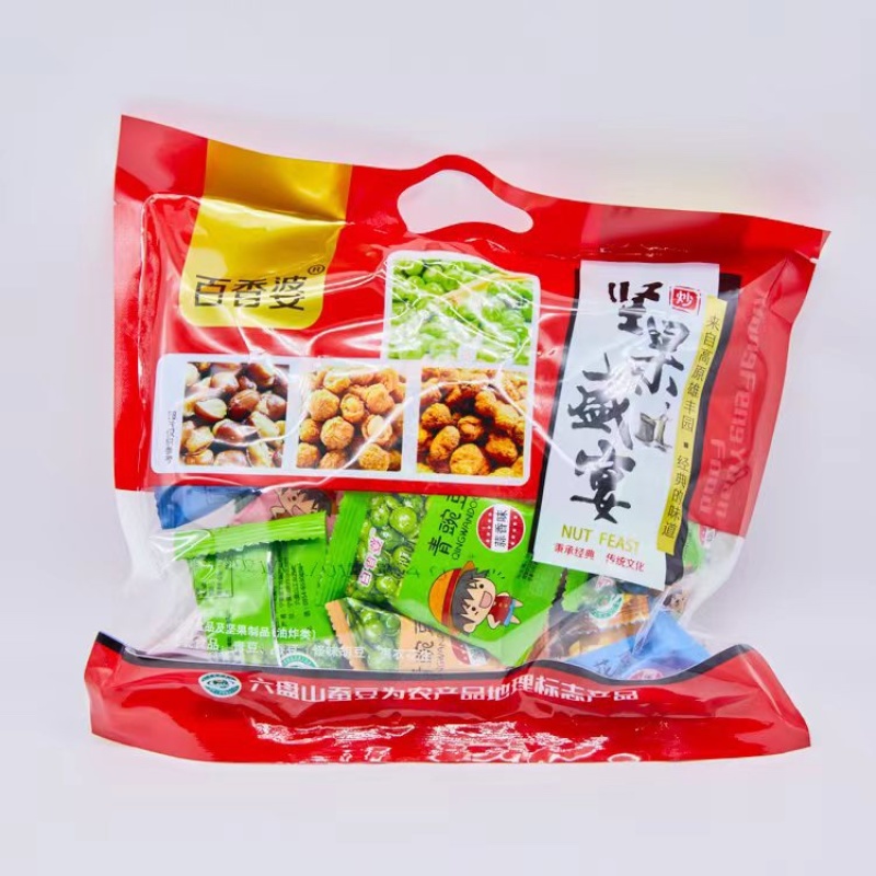 坚果盛宴青豆大礼包、多重口味酥脆可口支持一件代发