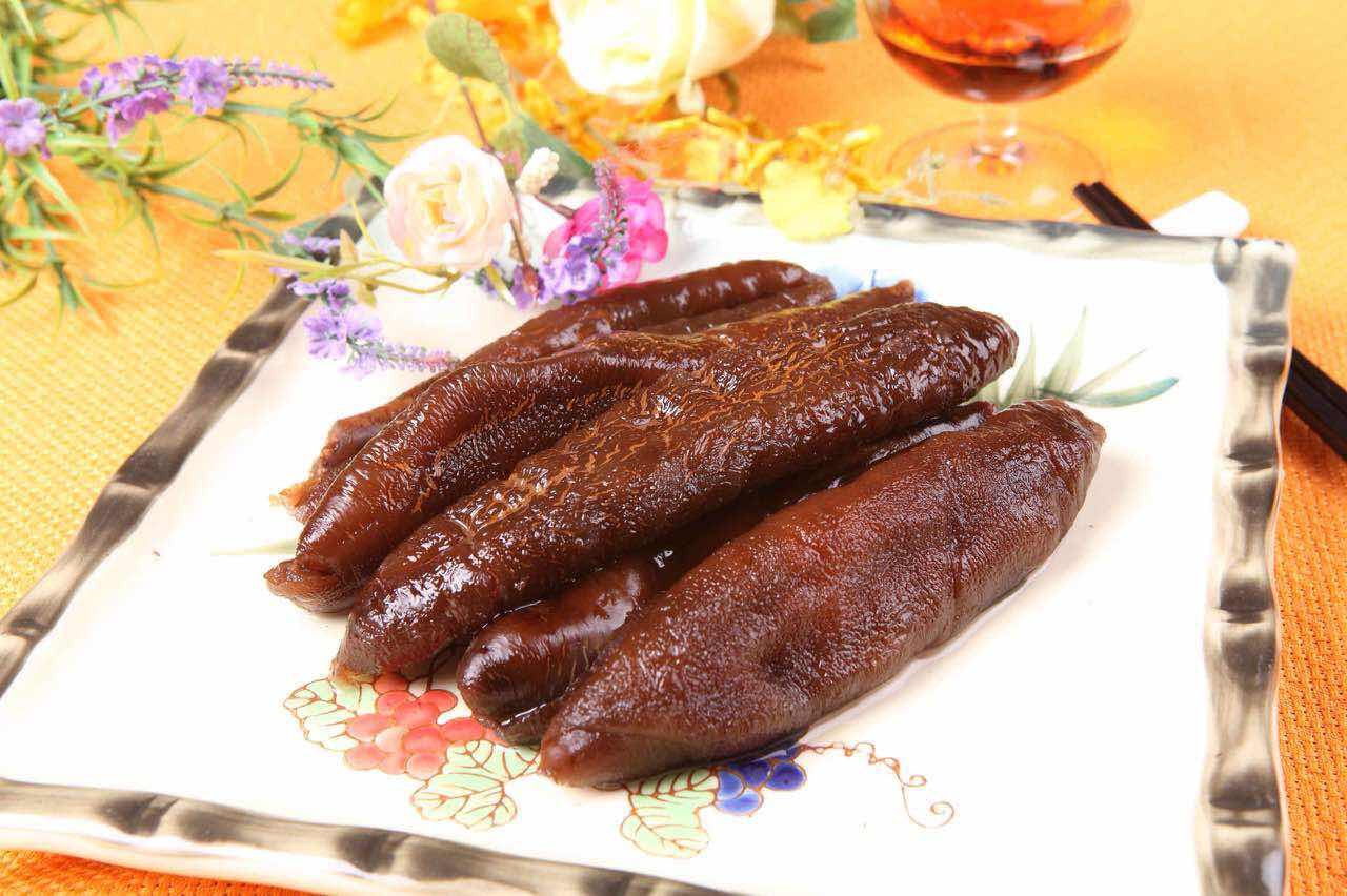 白菜海参炖汤成品图