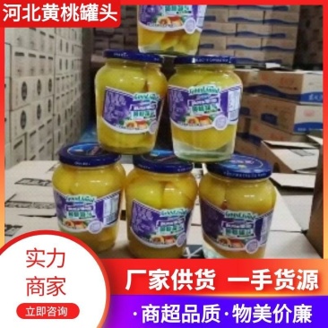 【推荐】河北唐山遵化水果罐头黄桃罐头对接档口商超社区团购