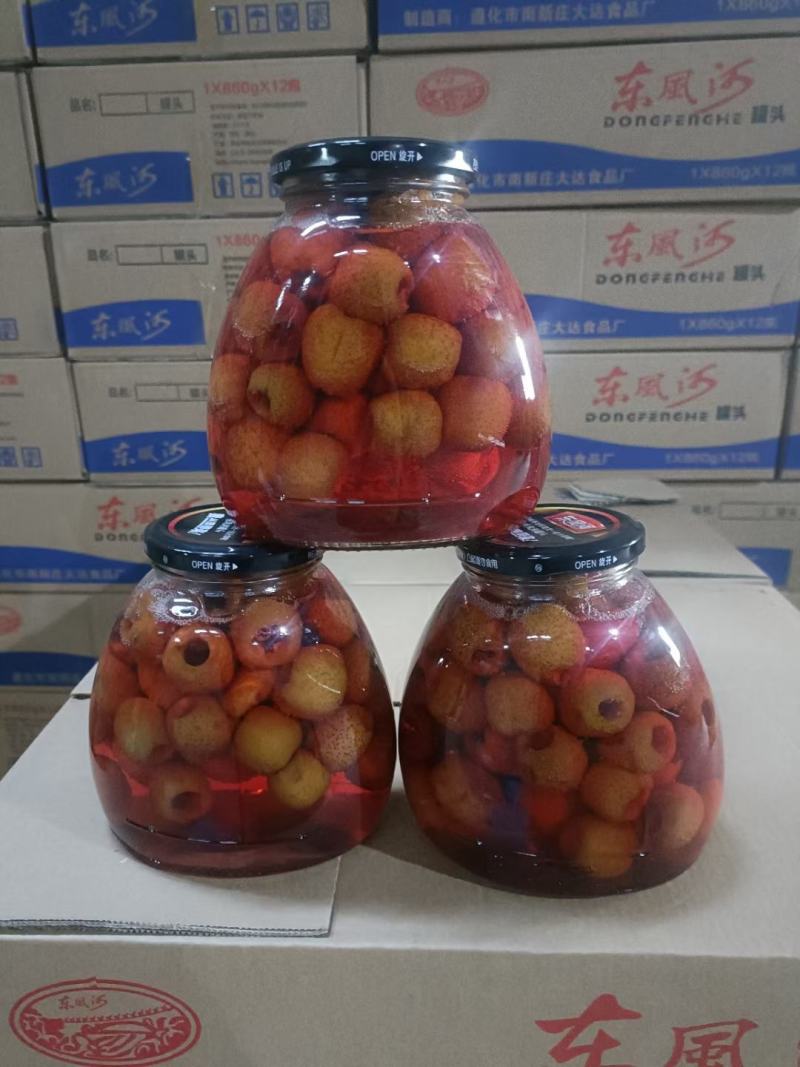 河北唐山遵化水果罐头黄桃罐头厂家对接档口商超社区团购