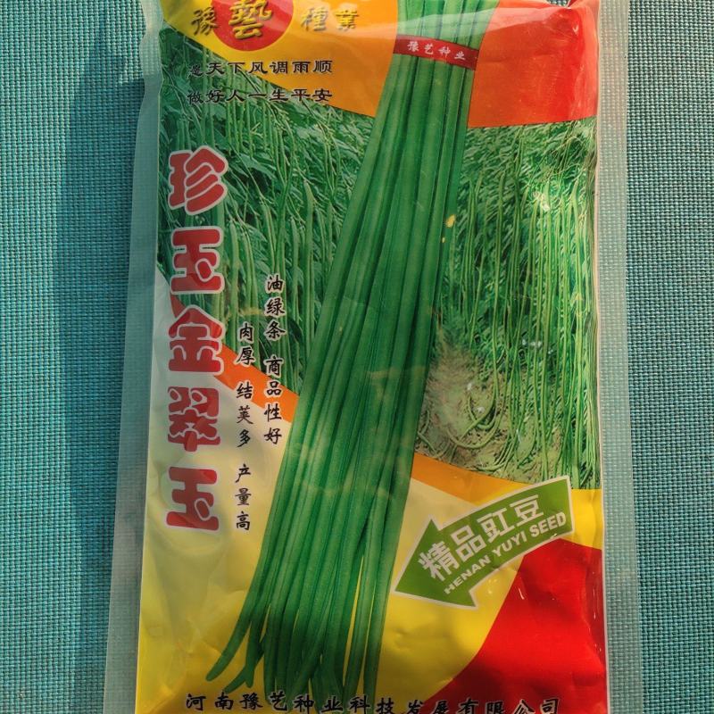 珍玉金翠玉豆角种子肉厚油绿条抗病性强存放不变色亩产6千斤