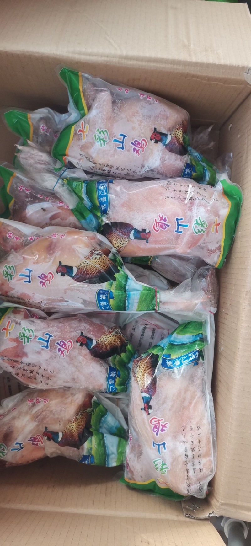 白条鸡七彩山鸡养殖户直发，质量保证。常年有货。