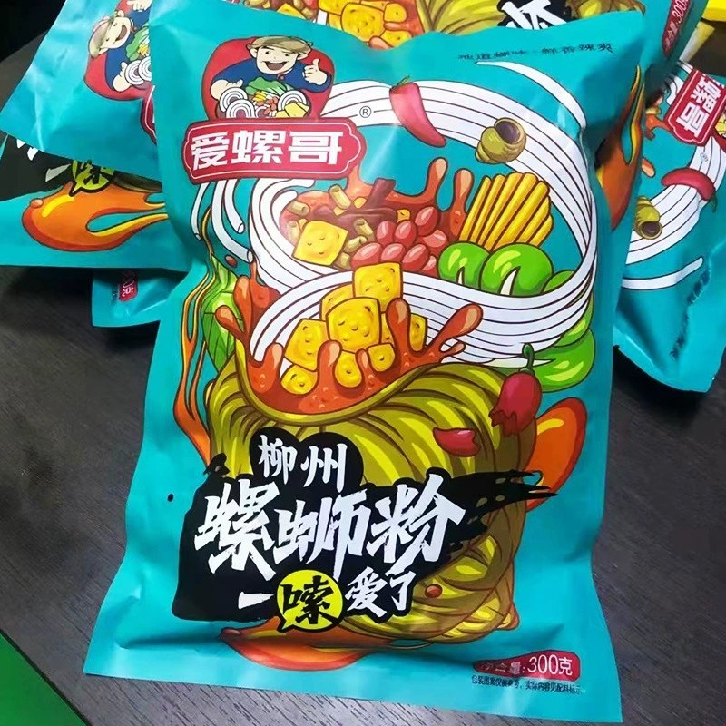 爱螺哥广西正宗螺蛳粉柳州袋装螺狮粉300g螺丝粉米粉方便