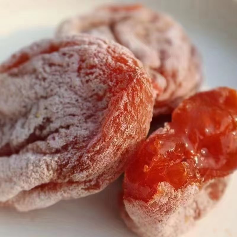正宗富平柿饼，软糯香甜，自然上霜，独立包装，礼盒包装。