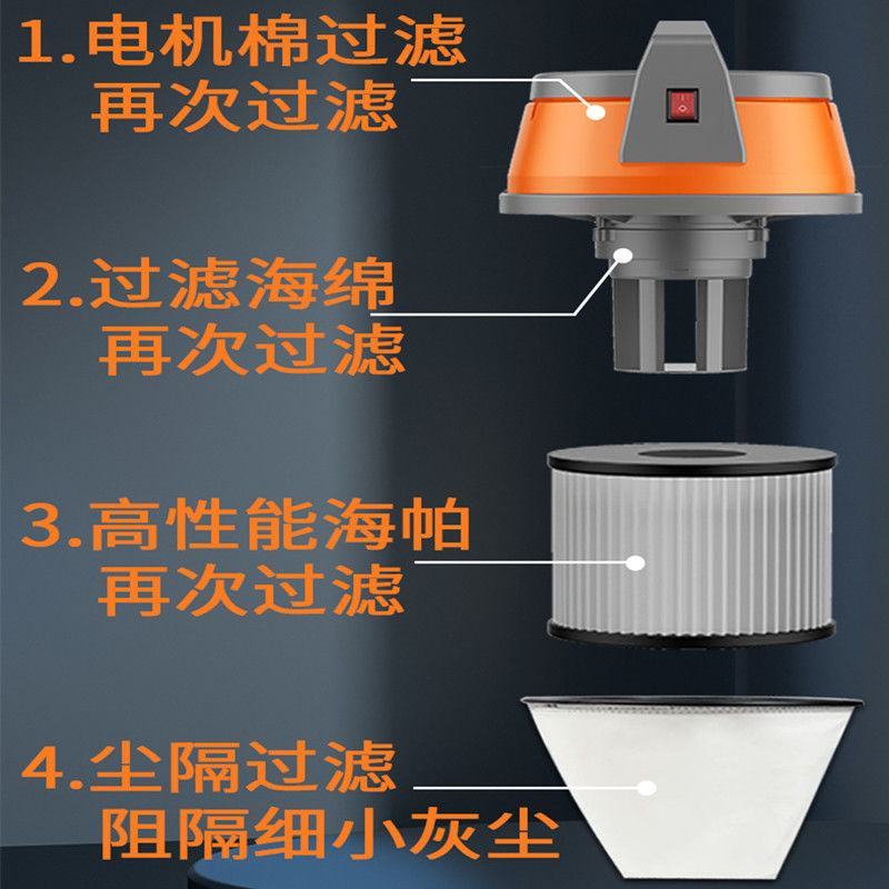 包邮商用大吸力吸尘器美缝用强力工业装修用开荒保洁家用干湿