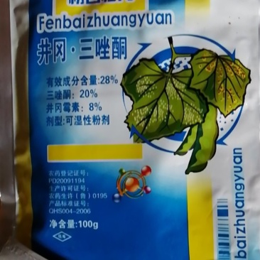 粉白状元井冈酮白粉病豆角豇豆锈病杀菌剂