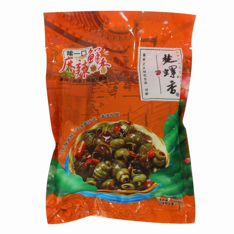 新鲜熟食楚螺香田螺袋装500g麻辣香辣嗦螺餐饮外卖专用